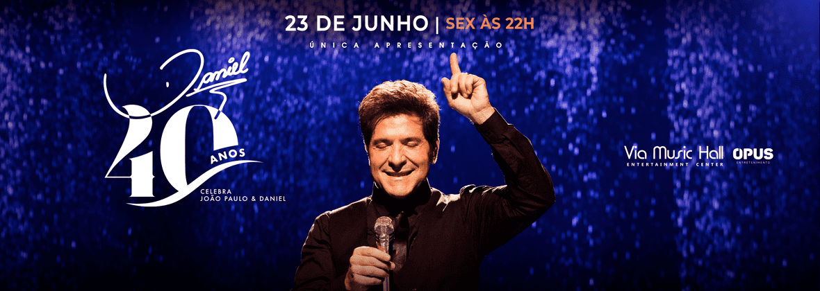 Lançamento Dvd Daniel 40 Anos Celebra João Paulo Daniel em São João