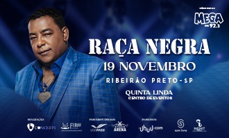 Raça Negra faz show no sábado(11),no Espaço Vip